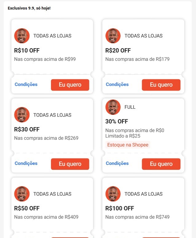 Novo Cupom Shopee - Renovados!
