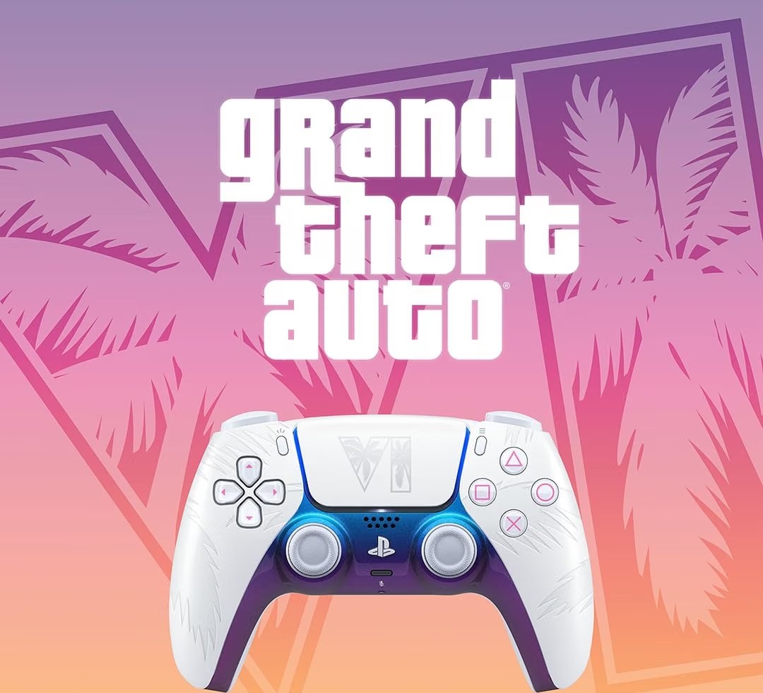 Pré-Venda Controle GTA 6 sem fio DualSense preto  Edição limitada do Grand Theft Auto VI PS5