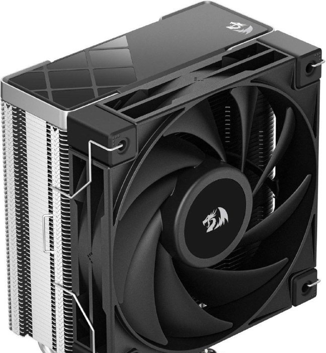 AK400 Air Cooler GamerStorm X Redragon AK400 RD Preto 4 Heatpipes Fan 120 mm R-AK400-BKNNMD-AJG, basicamente o AG400 com Back Plate