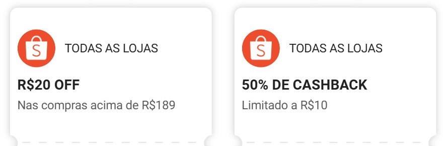 Novo Cupom Shopee