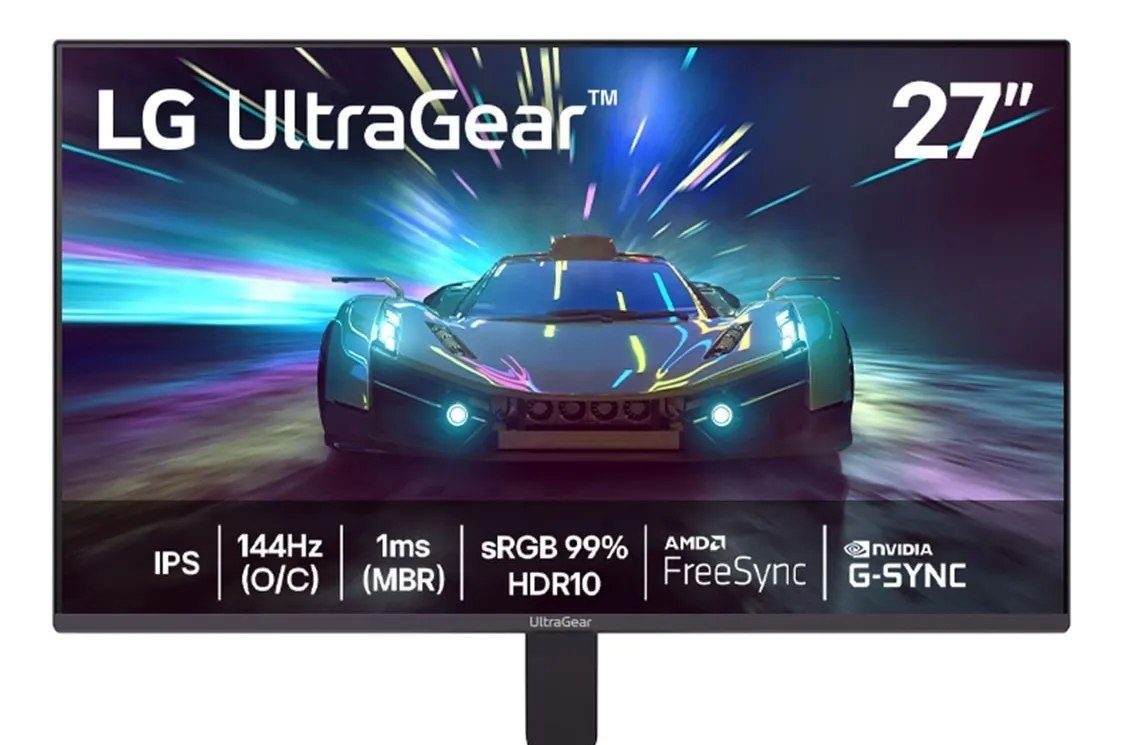 Monitor LG UltraGear 27 144Hz 27G411A-B, FHD, 1ms MBR, NVIDIA G-SYNC, AMD FreeSync, HDR10