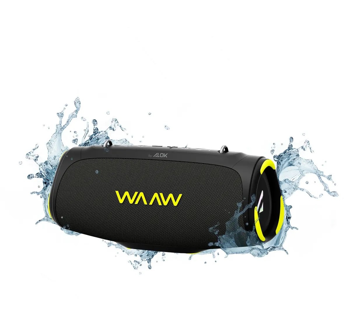 Caixa De Som Speaker Bluetooth Waaw By Alok Boombox Boom 110 40w Rms