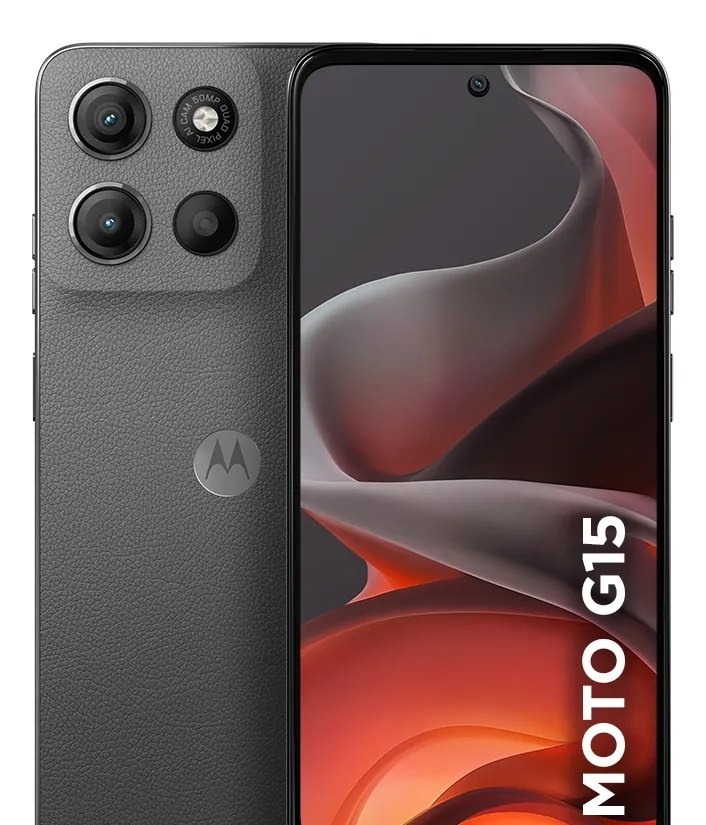 Smartphone Motorola Moto G15 - 256gb 4gb Ram8gb Ram Boost e Camera 50mp Com Ai E Night Vision Bateria De 5200 Mah Tela Fhd 6.7 Com Superbrilho Nfc - Grafite