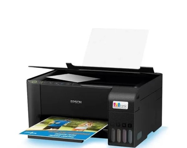 Impressora 3x1 Multifuncional Epson Ecotank L3250 Wifi Biv Cor Preto 100V240V