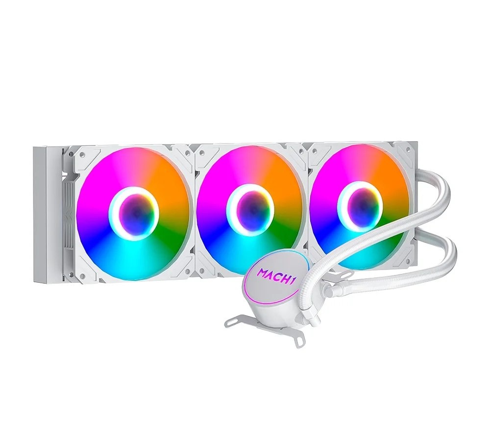 Water Cooler MACH1 Logic, RGB, 360mm, AMD e Intel, Branco - GK360W