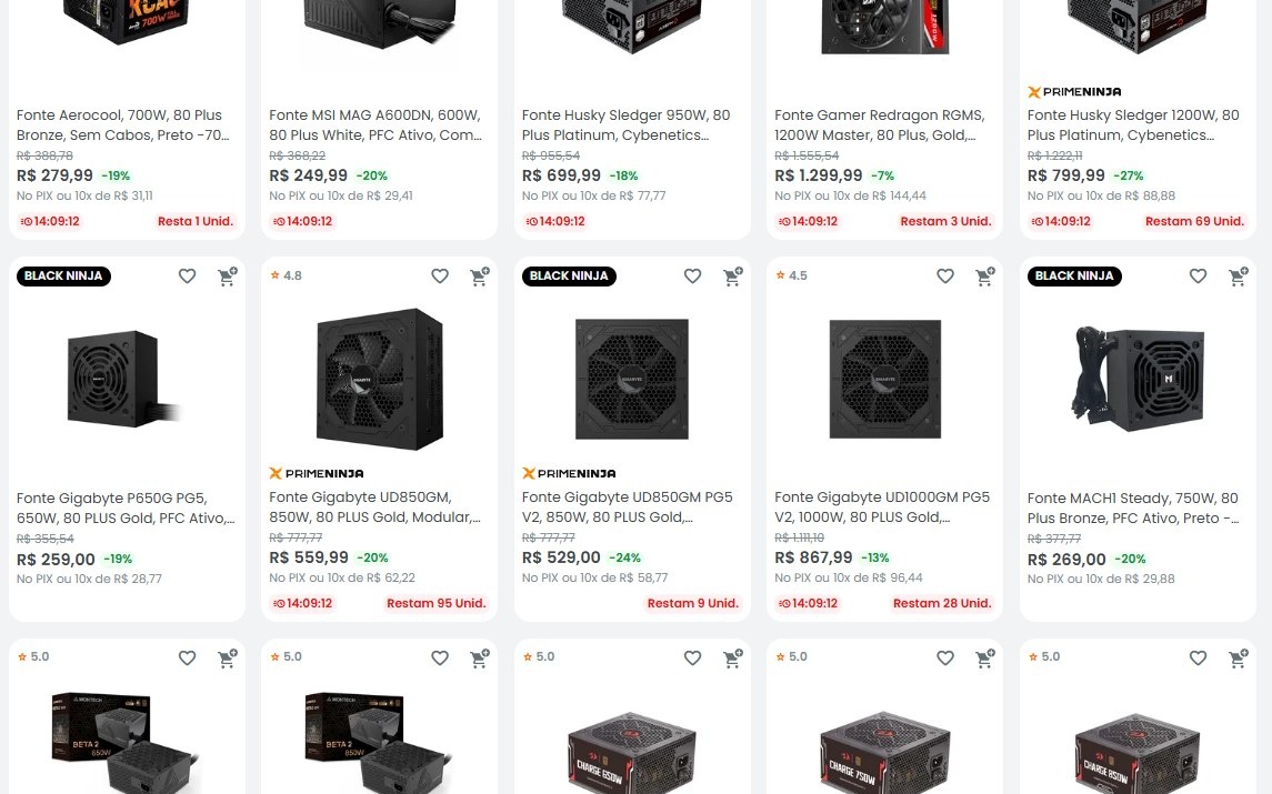 Novo cupom Kabum em Fontes