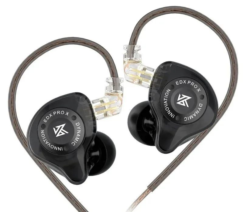 Fone de Ouvido KZ EDX Pro X, Hi-Fi Dynamic Drive Earphone HIFI