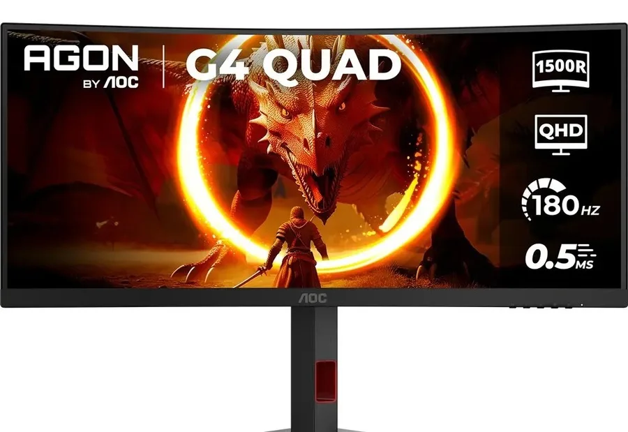 Monitor Gamer Curvo AOC AGON QUAD 34 Ultrawide U34G4C