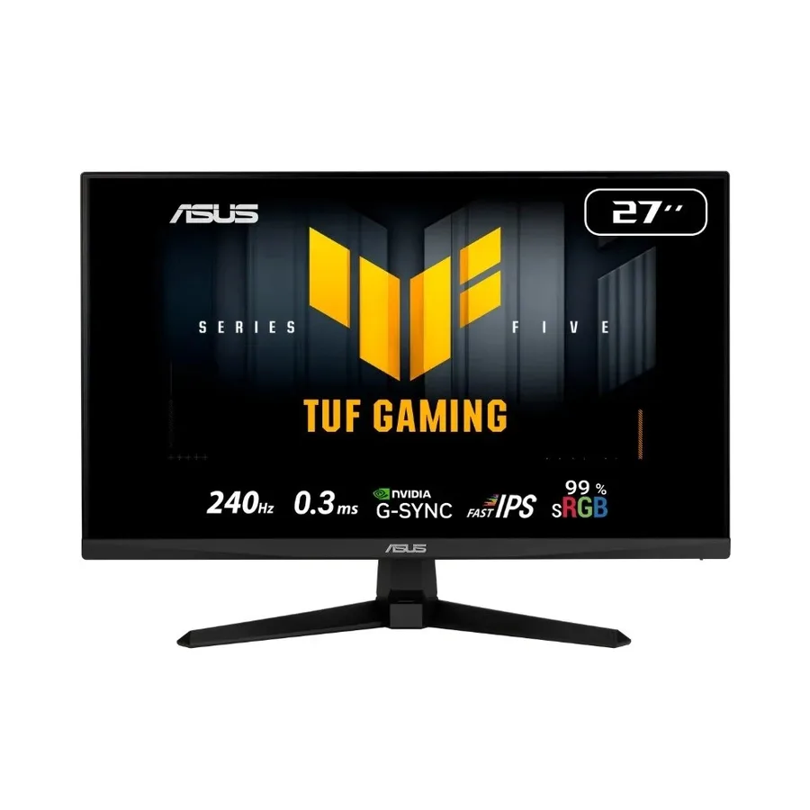 Monitor Gamer ASUS TUF 27, Full HD, 240Hz, 0.3ms, Fast IPS, VRR, G-Sync Comp, FreeSync Premium, HDR10, Som Integrado, Preto - VG279QM5A