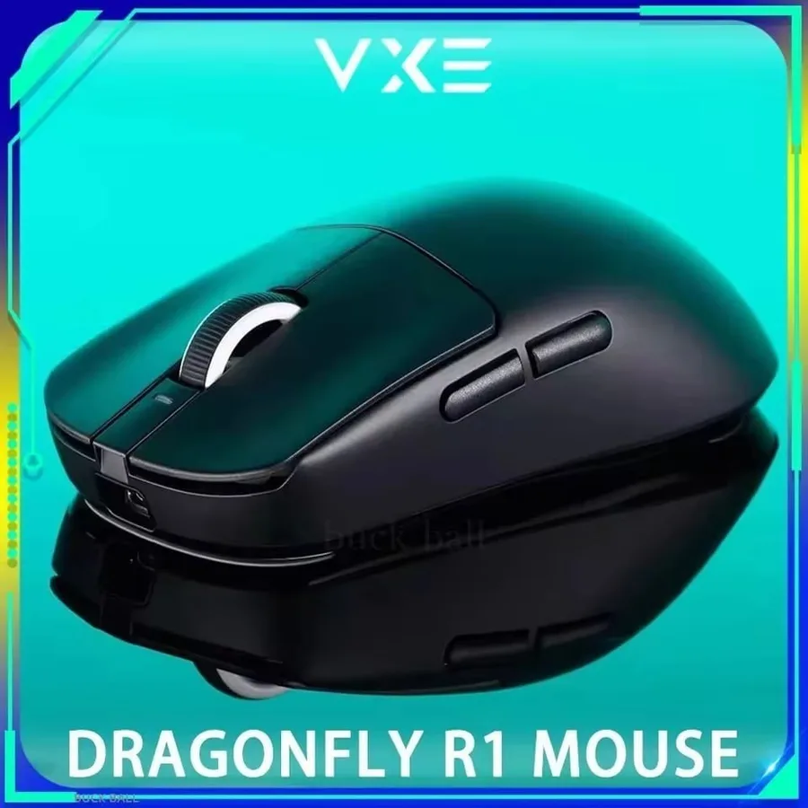 Mouse Sem Fio Dragonfly R1 SE PAW3395SE 500mAh