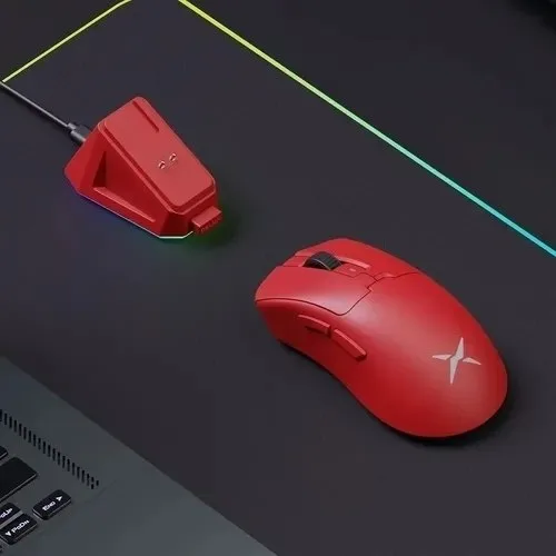 Mouse Delux M900 Pro 8K PAW 3395  Dock de carregamento