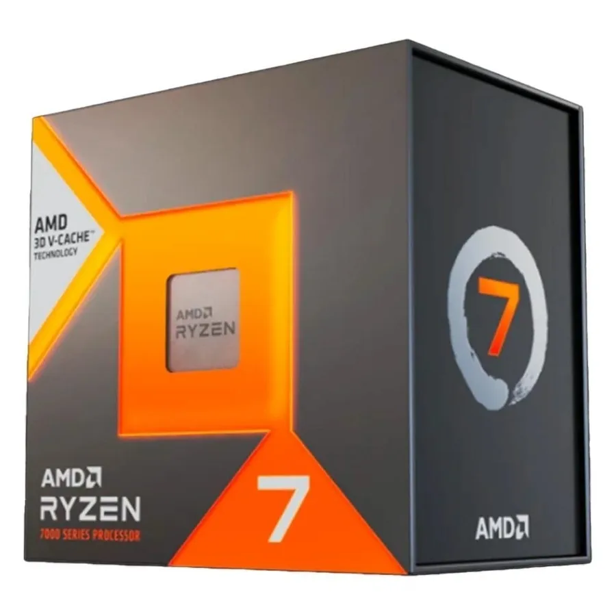Processador AMD Ryzen 7 7800X3D, 4.2GHz 5.0GHz Max Turbo, Cache 104MB, 8 Núcleos, 16 Threads, AM5, Com Vídeo Integrado - 100-100000910WOF