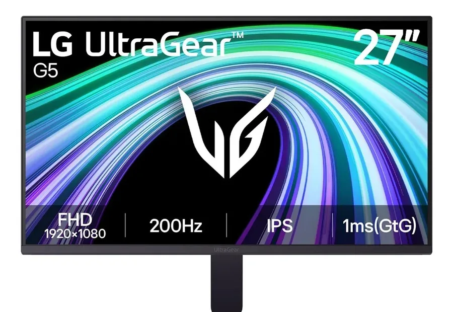 Monitor LG UltraGear - IPS, 27, 200Hz Nativo, 1ms GtG, NVIDIA G-SYNC e AMD FreeSync Premium, HDR10, sRGB 99, Preto- 27G523B