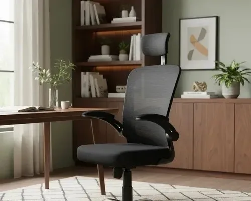 MercadoLivre - Cadeira Escritório Ergonômica Giratória Malha Mesh Syberflex