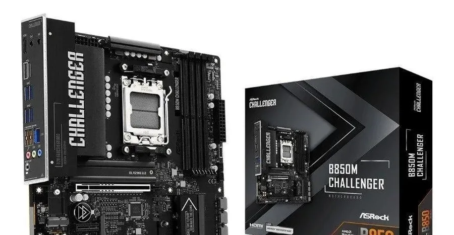 Placa-Mãe ASRock B850M Challenger, AMD AM5, Micro ATX, DDR5 - 90-MXBU40-A0UAYZ
