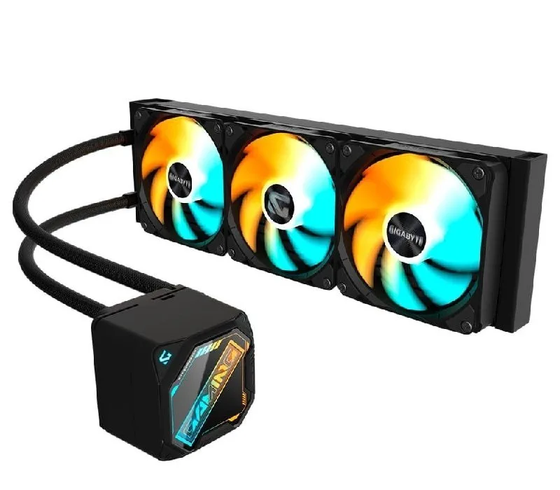 Kabum - Water Cooler Gigabyte Gaming 360, ARGB, 360mm, AMD e Intel, Preto - GP-GIGABYTE GME 360