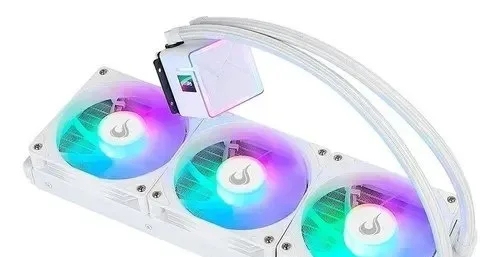 Water Cooler Gamer Rise Mode Frost Argb Rainbow 360mm Branco