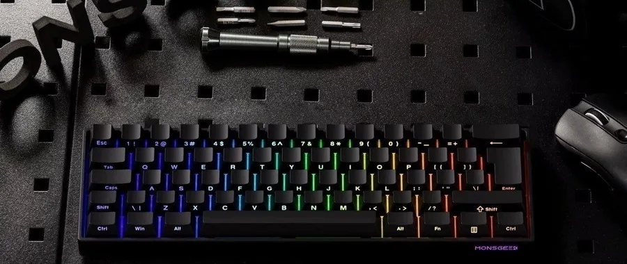 Teclado Magnético MonsGeek Akko Fun60 com fio RT 0.01mm 0.125ms 8000hz fun60pro fun 60