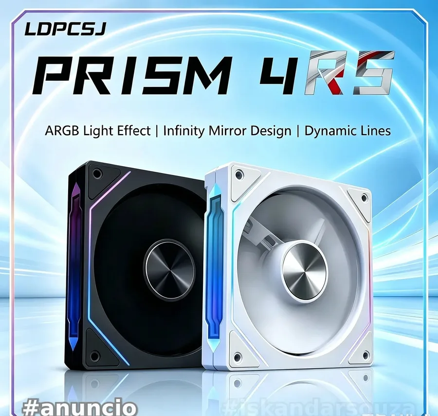 Kit 3 Fans ARGB Prism 4RS