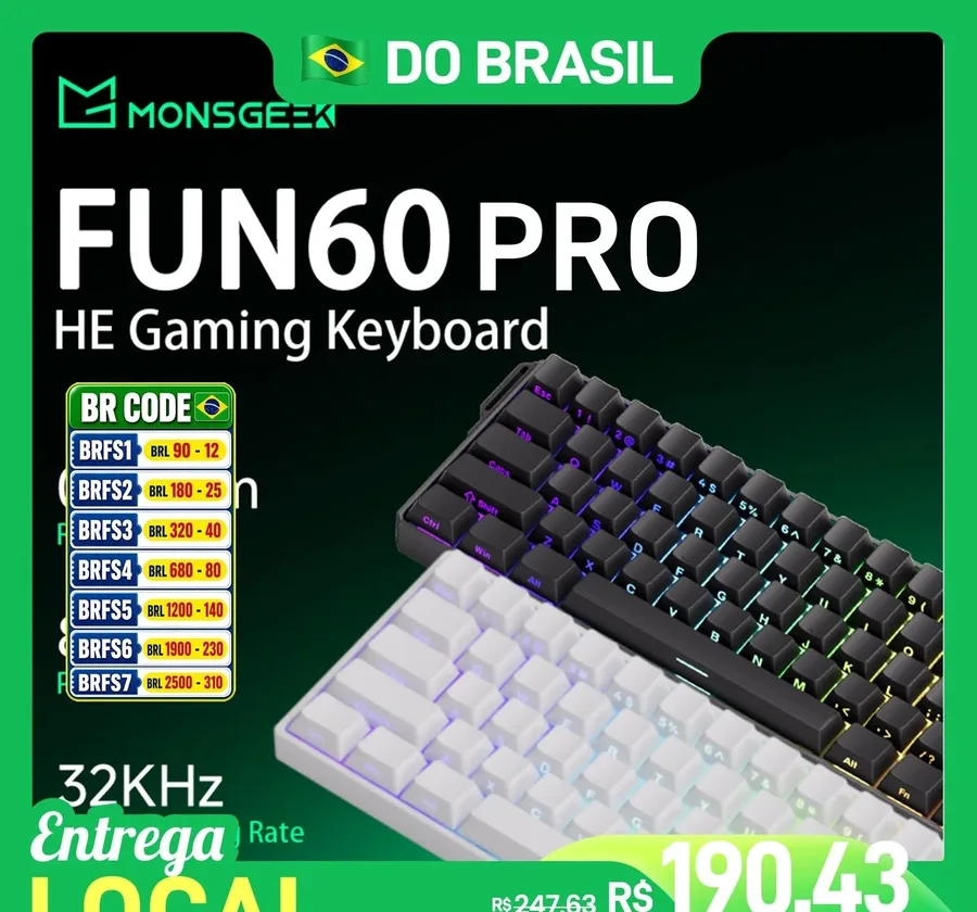 Teclado Magnético MonsGeek Akko Fun60