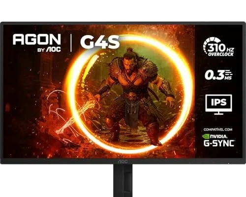 Monitor Gamer AOC AGON G4S 25 310Hz 0.3ms HDR10 IPS Base Ajustável 25G4SP