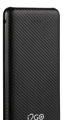 Carregador Portátil Power Bank I2go 10000mah Cor Preto