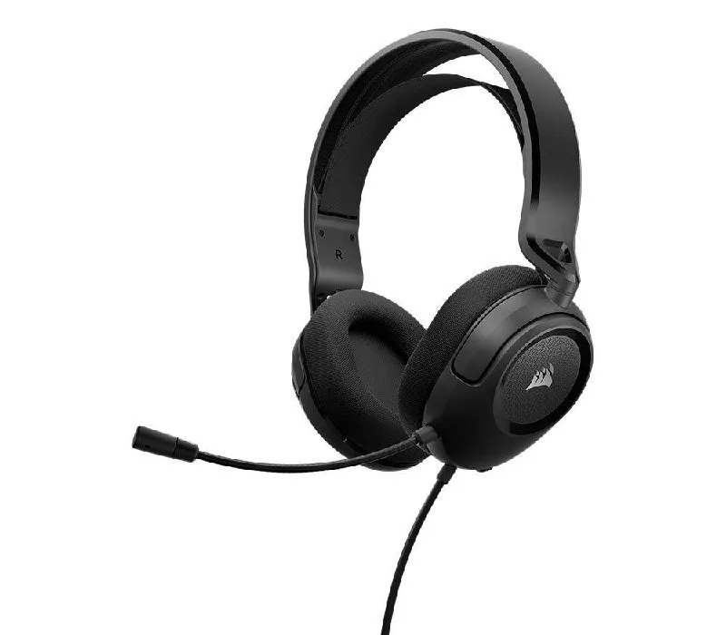 Headset Gamer Corsair Hs35 V2 Neodimio De 50Mm Com Microfone Para Pc Mac Consoles E Celulares Preto Ca 9011377 Na
