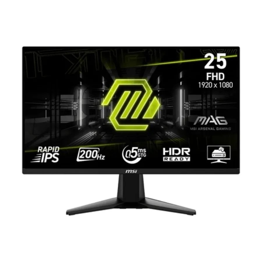 Monitor Gamer MSI MAG 255F E20 24.5 Full HD 200Hz 0.5ms - 9S6-3BC21M-046
