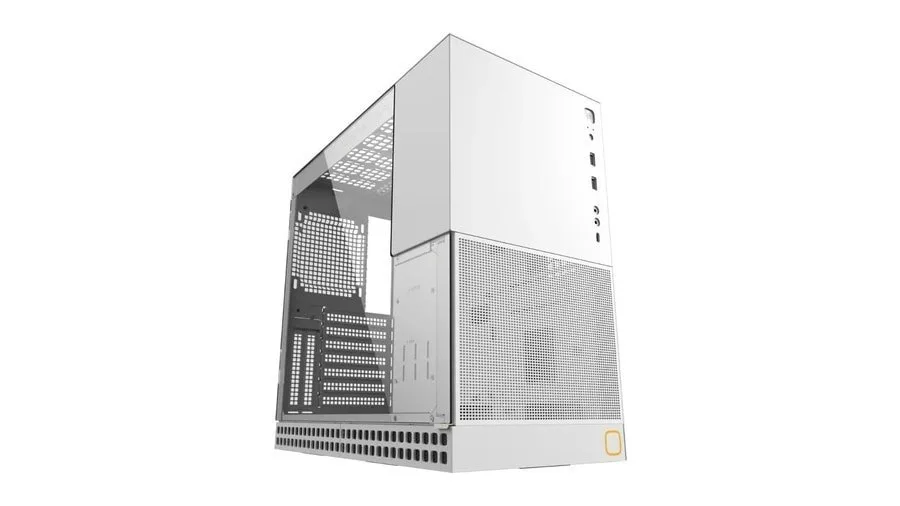 Gabinete Gamer Geometric Future Model 4 King Arthur Branco Negro