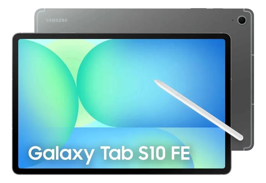 Tablet Samsung Galaxy Tab S10 FE WiFi, 128GB, 8GB, Tela 10.9 90Hz, S Pen e Capa Inclusas Cinza