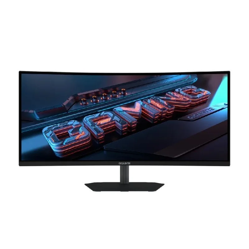 Monitor Gamer Curvo Gigabyte 34, QHD, 200Hz, 1ms, VA, Adaptive-Sync, FreeSync Premium, HDR 400, Som Integrado, Preto - G34WQC2