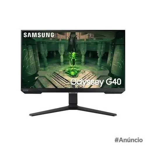 Monitor Gamer Samsung Odyssey G40 27 , 240 Hz, 1ms, Ajuste De Altura, Gsync, Freesync,hdmi, Dp, Fhd, Preto