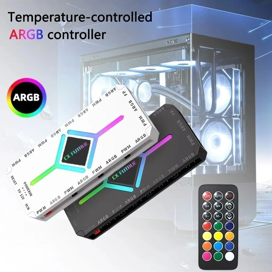 3x Controladora ARGB 3pin 5v, Pwm  controle