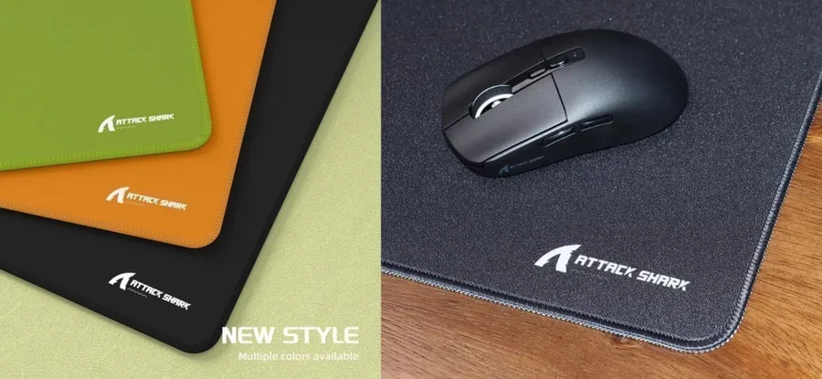 Mousepad Attack Shark CM02, base de borracha antiderrapante 450x400x4mm