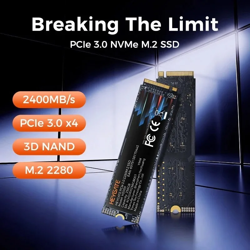 Ssd Nvme Heygate 512GB Gen3 2000 MBS