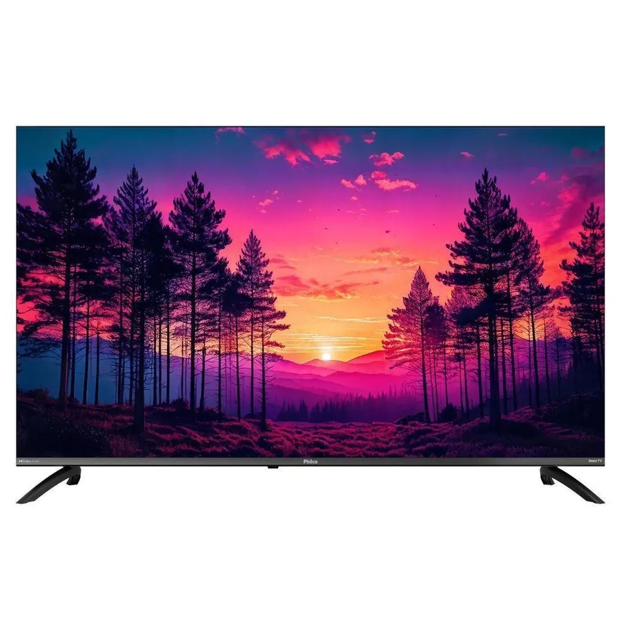 Smart TV Philco P49CRA 49 UHD 4K DLED Cinza com Roku TV HDR10 Bivolt