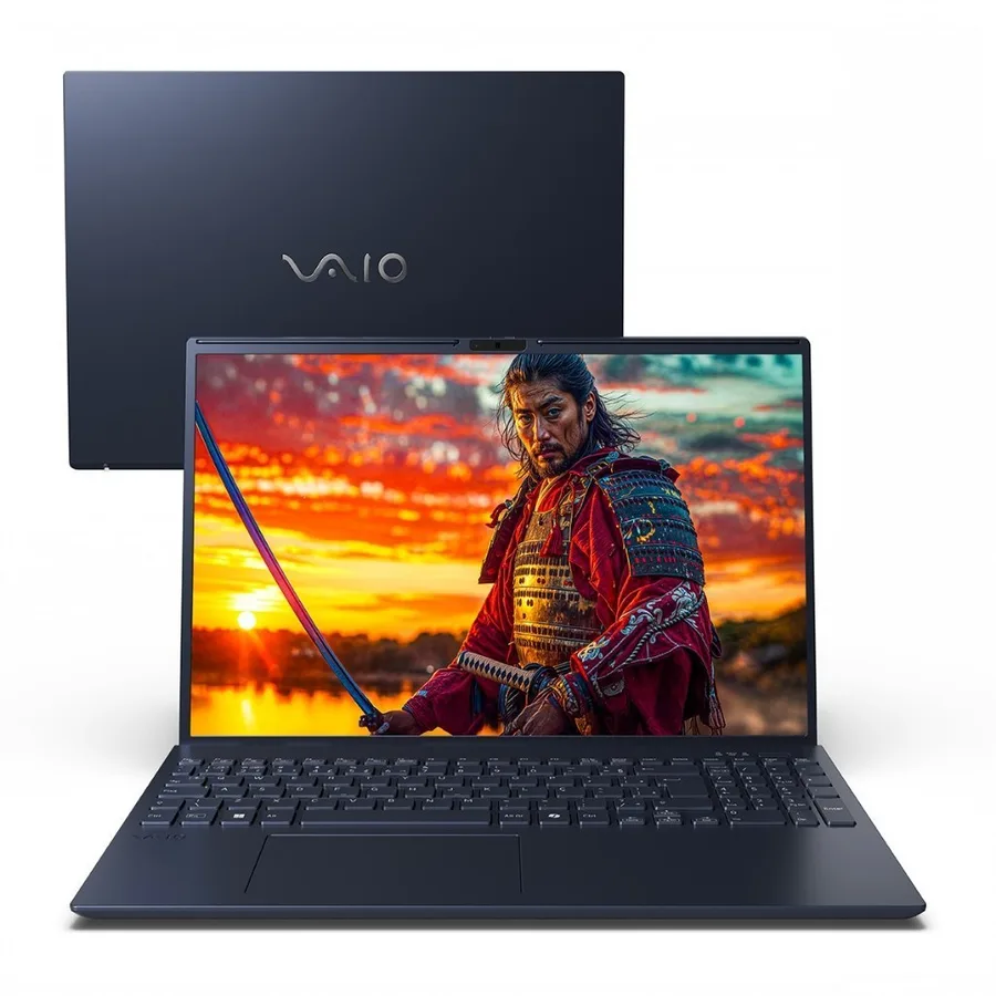 Notebook VAIO FE16 AMD Ryzen 5-5625U Linux 8GB RAM 256GB SSD 16 IPS WUXGA Antirreflexo - Cinza