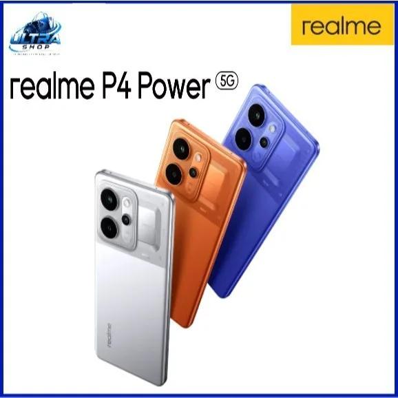 Smartphone Realme P4 Power 5G 256GB  512GB 8GB RAM  12GB RAM, Bateria 10001mah, Tela 4D Curve, 144 Hz AMOLED