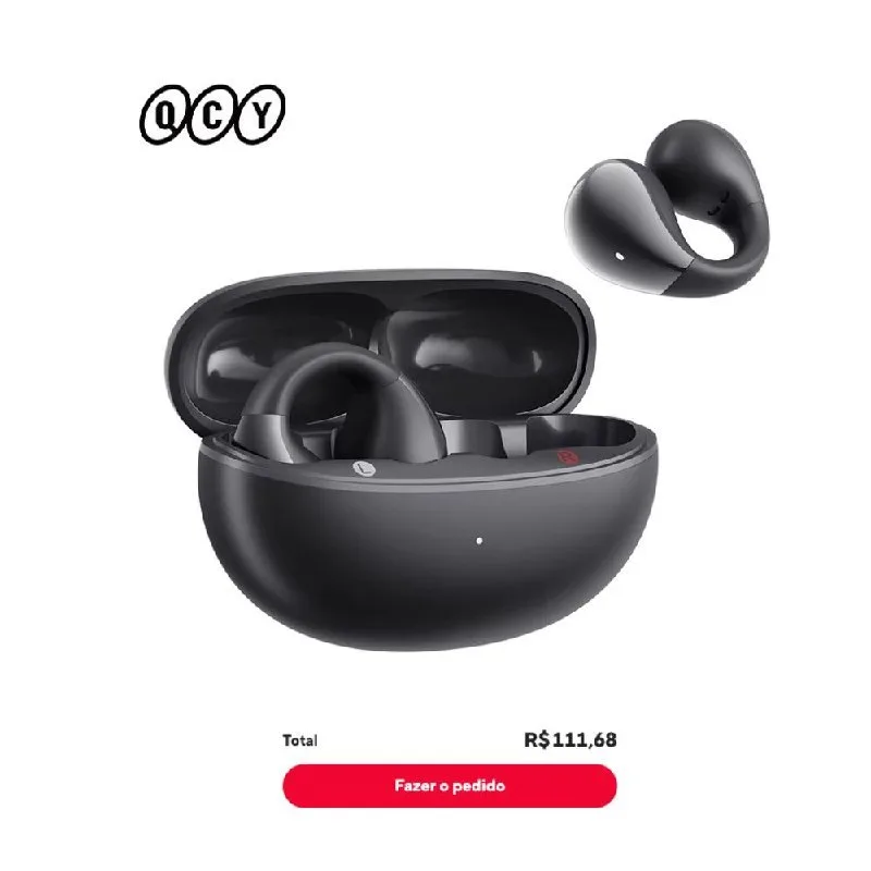 Qcy crossky c30 fones de ouvido sem fio de orelha aberta bluetooth 5.4 áudio espacial ajuste estável fones de ouvido ows 4 microfone enc conexão multiponto