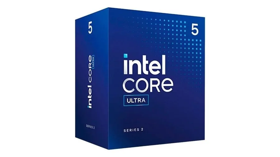 Processador Intel Core Ultra 5 225F 3 3Ghz 4 9Ghz Turbo Cache 20 MB 10 Nucleos 10 Threads Lga 1851 Sem Video Integrado Bx80768225F