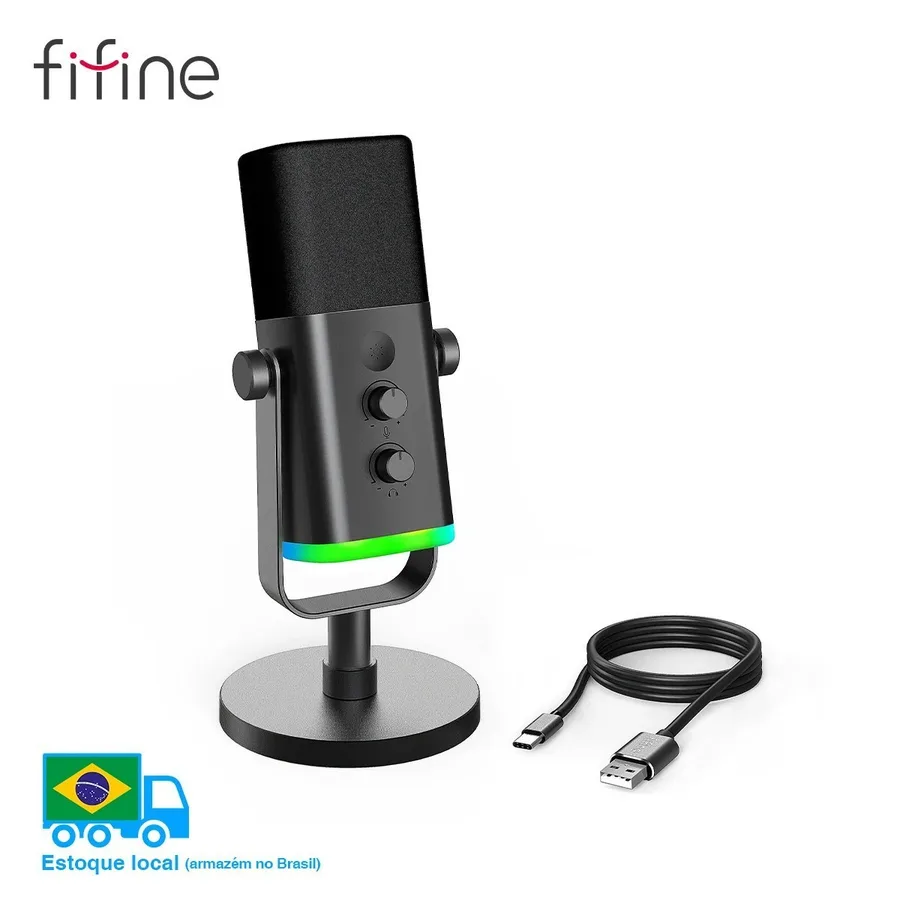 Microfone Dinâmico Fifine Am8