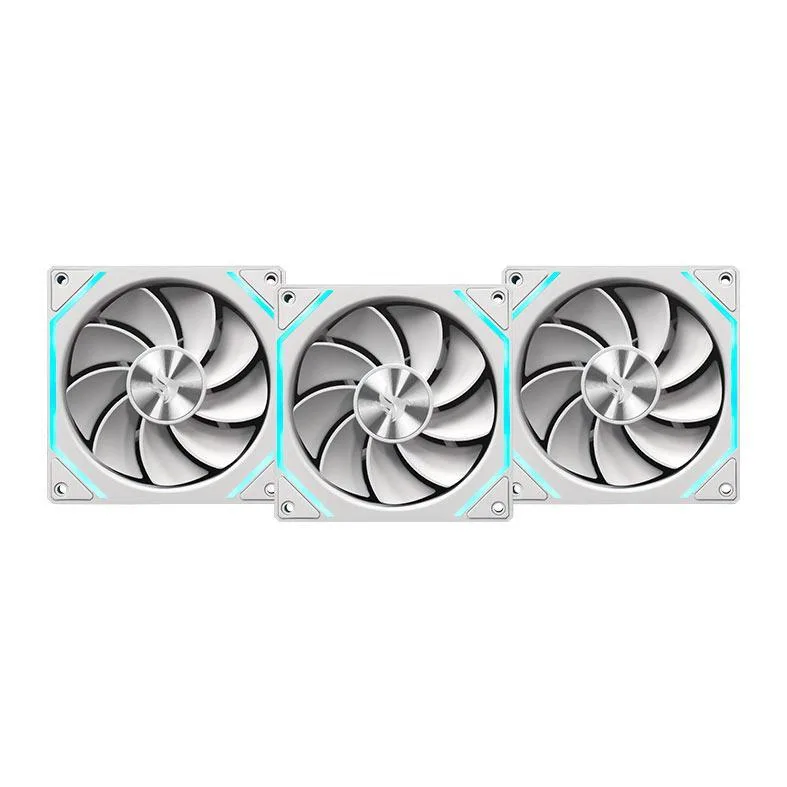 Kit Ventoinha Pichau Ventus NX Reverse, ARGB, 3x120mm, Branco, PCH-VTNXR3-WH01