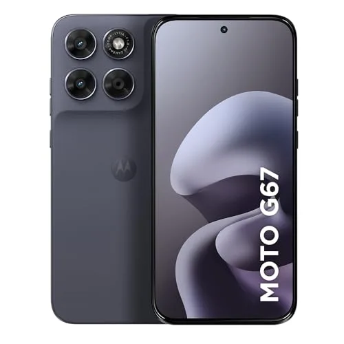 Smartphone Motorola Moto G67 5G - 128GB 12GB 4GB RAM  8GB RAM Boost camera 50MP Sony Lytia 600, tela 1.5K extreme Amoled 120hz, ultrarresistente - Chumbo