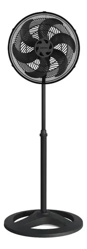 Ventilado De Coluna Turbo 6 Pás 40cm Preto Ventisol Diâmetro 40 Cm Frequência 80 Watts