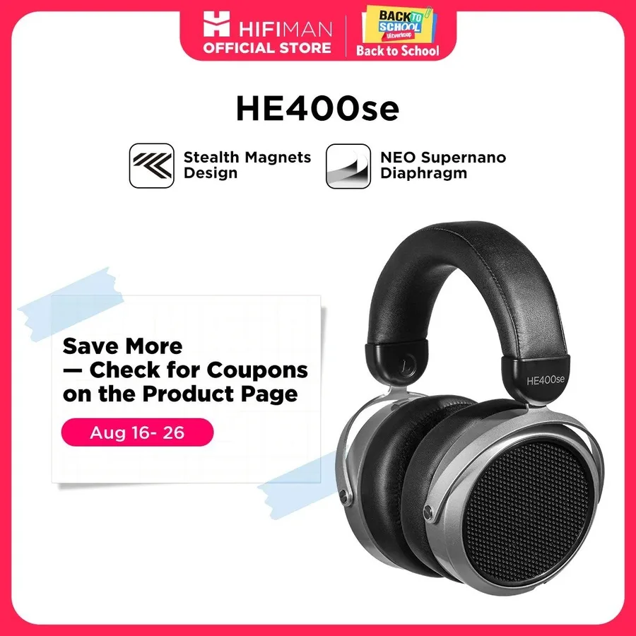 Headphone Planar Magnético Hifiman He400se