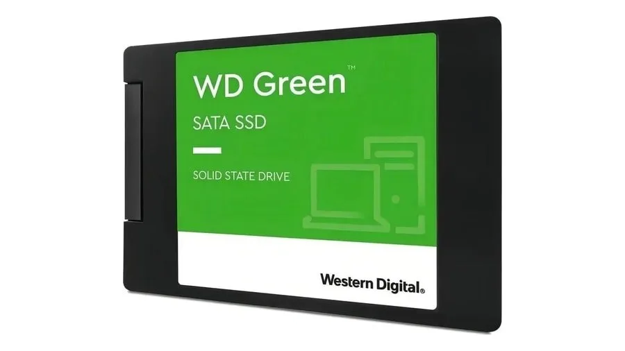 Disco sólido interno Western Digital WD Green WDS100T3G0A 1TB verde