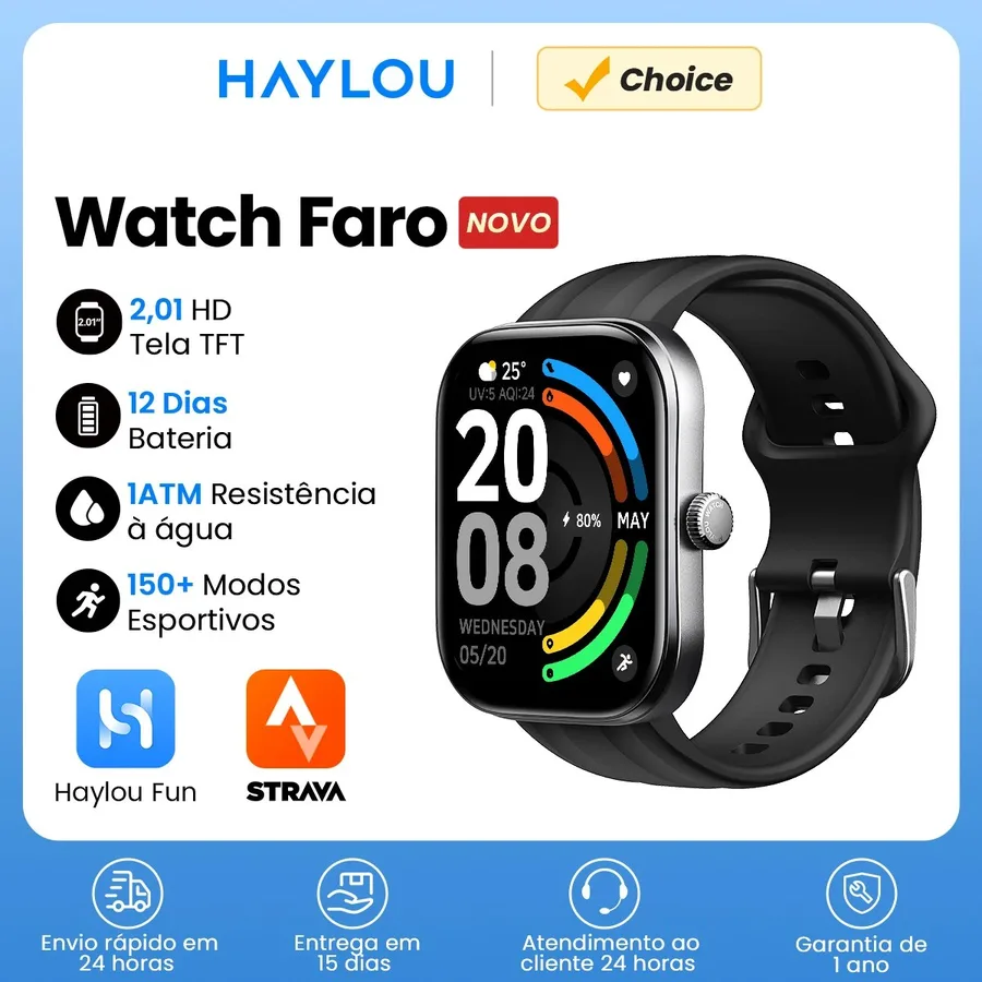 XIAOMI HAYLOU Watch Faro Voice Calling Smart WatchAliExpress