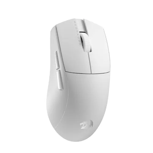 Mouse Gamer Redragon King Pro Branco Pixart PAW3395 26000DPI M916W-PRO-1K