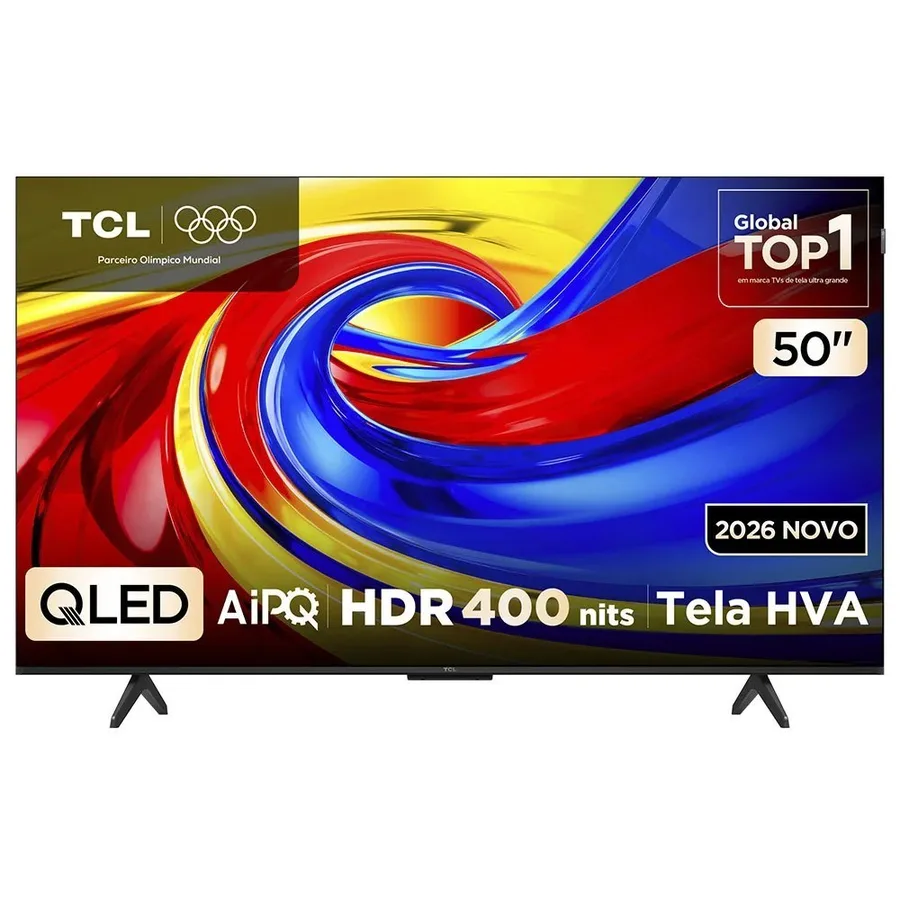 Smart Tv Tcl 50 Qled 4K P7L Wifi Bluetooth Google Tv Hdr10 120 Hz Vrr Aipq 50P7L