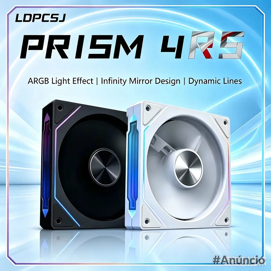 4x Fans ARGB Prism 4Rs 120mm